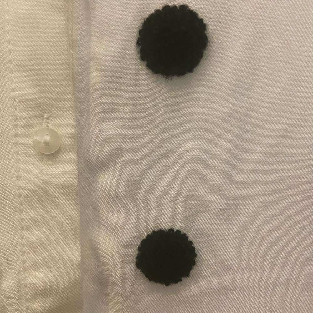 Zara: polka-dot button up sweater - Picture 5 of 5